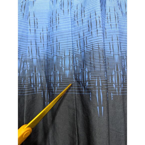 NWOT Pendleton Nantucket Cotton Dress Size 4 Gradient Colorway Midi Blue White - Picture 11 of 11